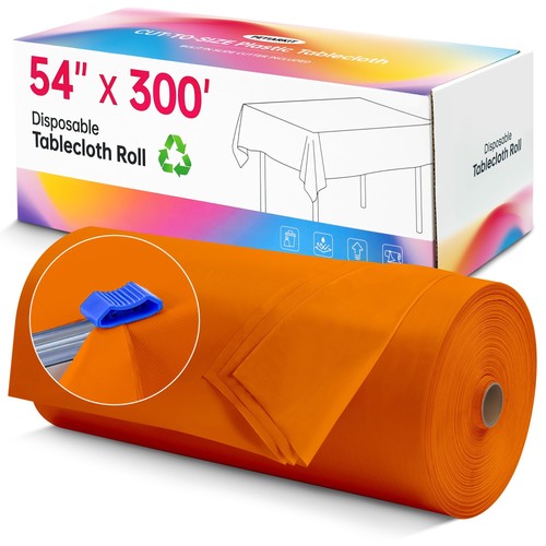 Plastic table cloth - plastic,